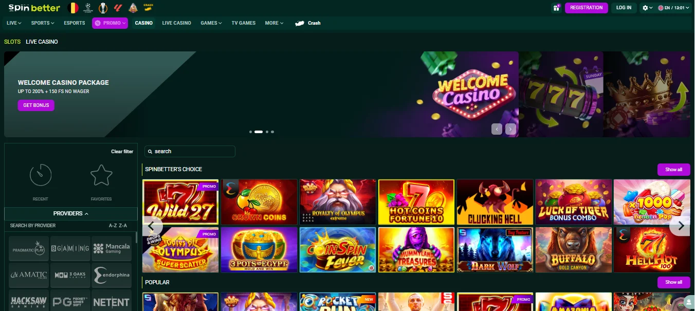 Spinbetter online casino